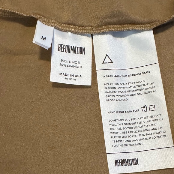 Reformation Plunging V-Neck Dress - Picture 6 of 6